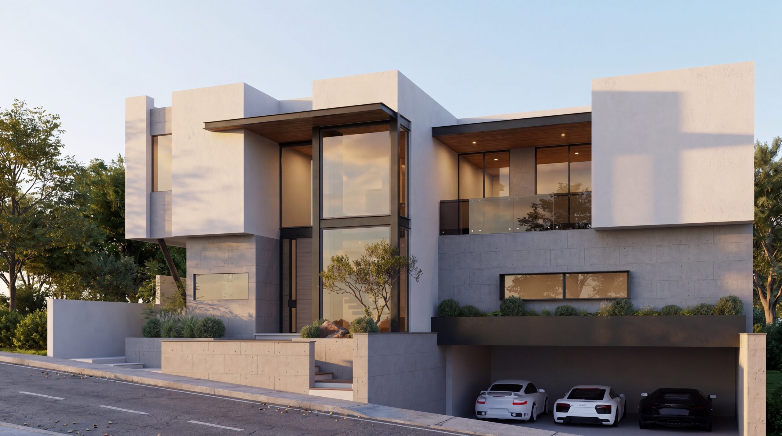 Residencial Tonny — Fachada lateral — Olivarq