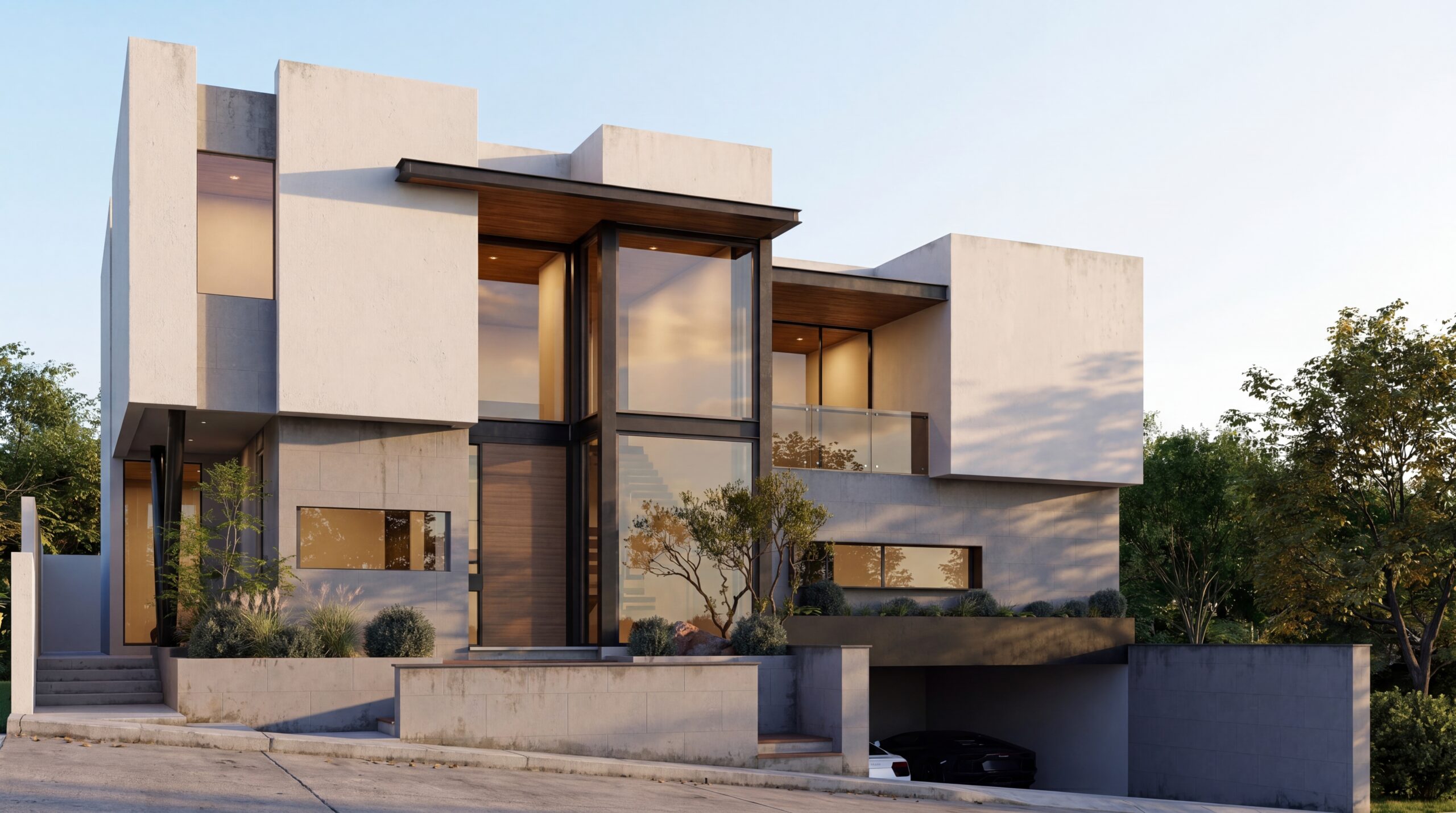 Residencial Tonny — Fachada lateral — Olivarq