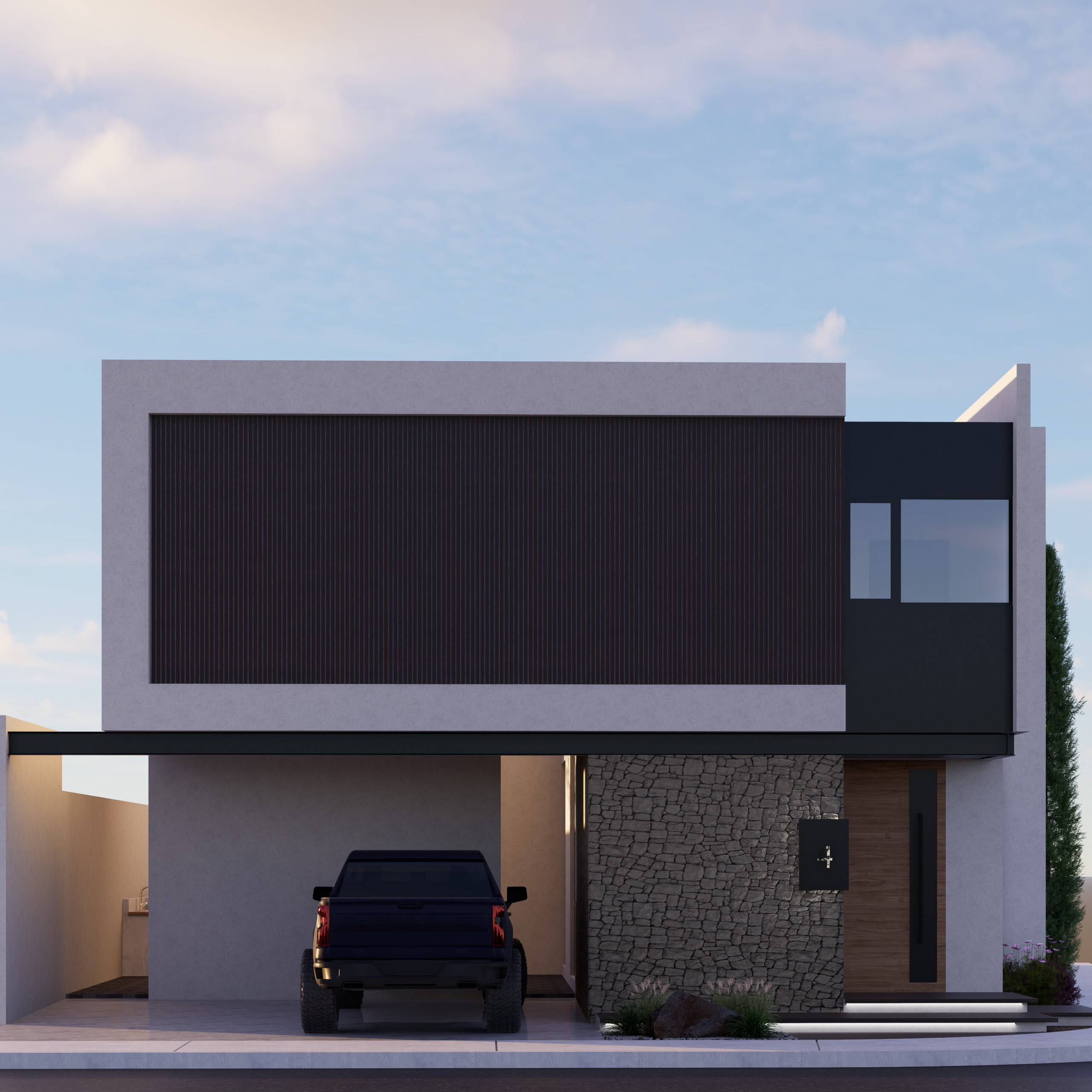 Residencial Alain — Fachada — Olivarq