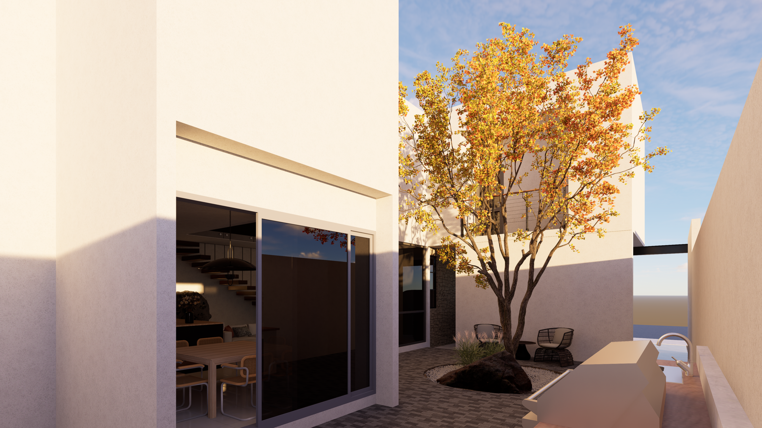 Residencial Alain — Patio — Olivarq